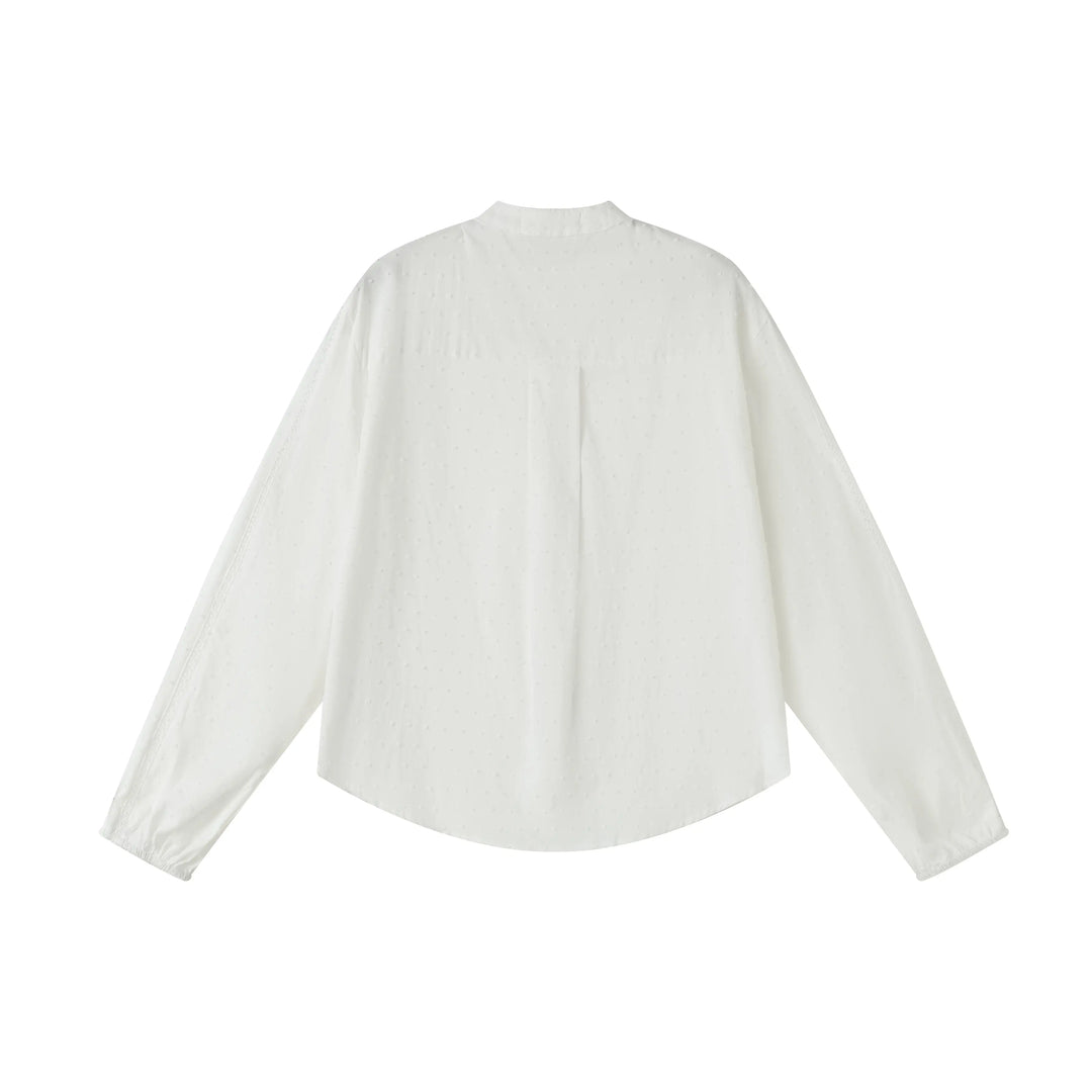 An image of a   9835C Roundneck Blouse by  Mirra Masa