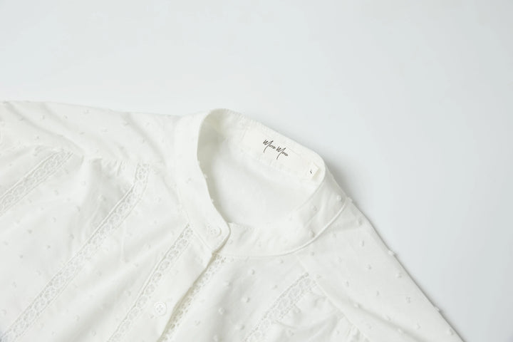 An image of a   9835C Roundneck Blouse by  Mirra Masa