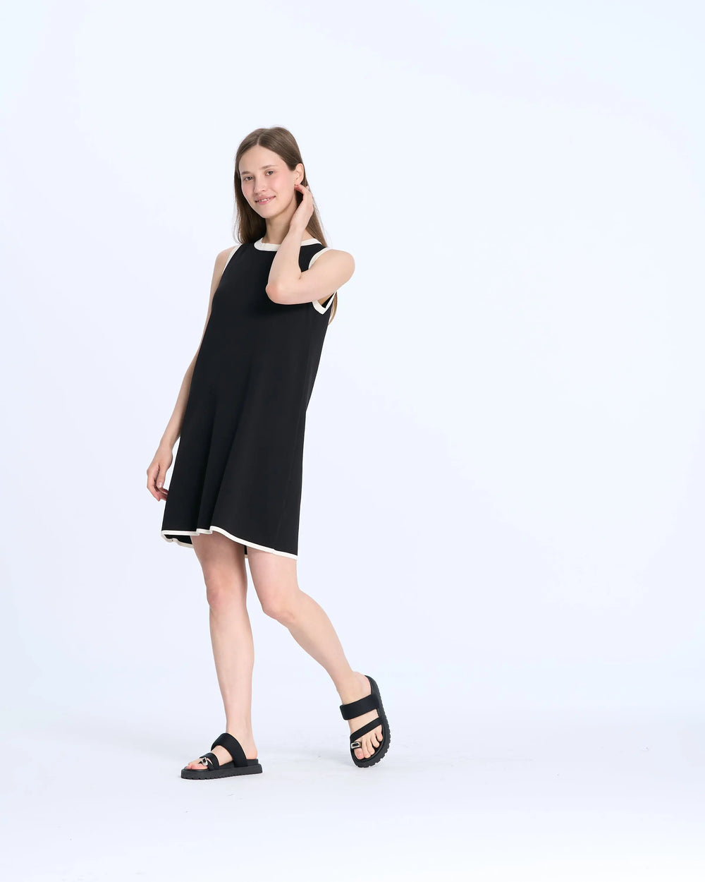 An image of a   BC1029 Tank Top Dress by  Mirra Masa