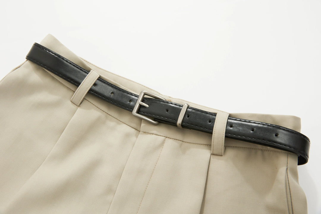 An image of a   C1118 A-Line Skirts with Belts by  Mirra Masa
