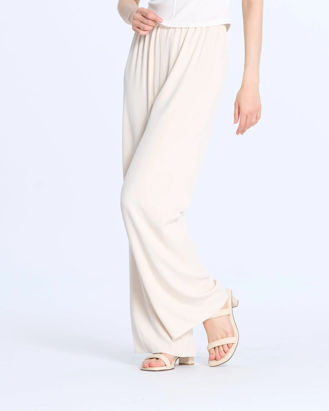 An image of a   K0431 Basic Wide Leg Pants by  Mirra Masa