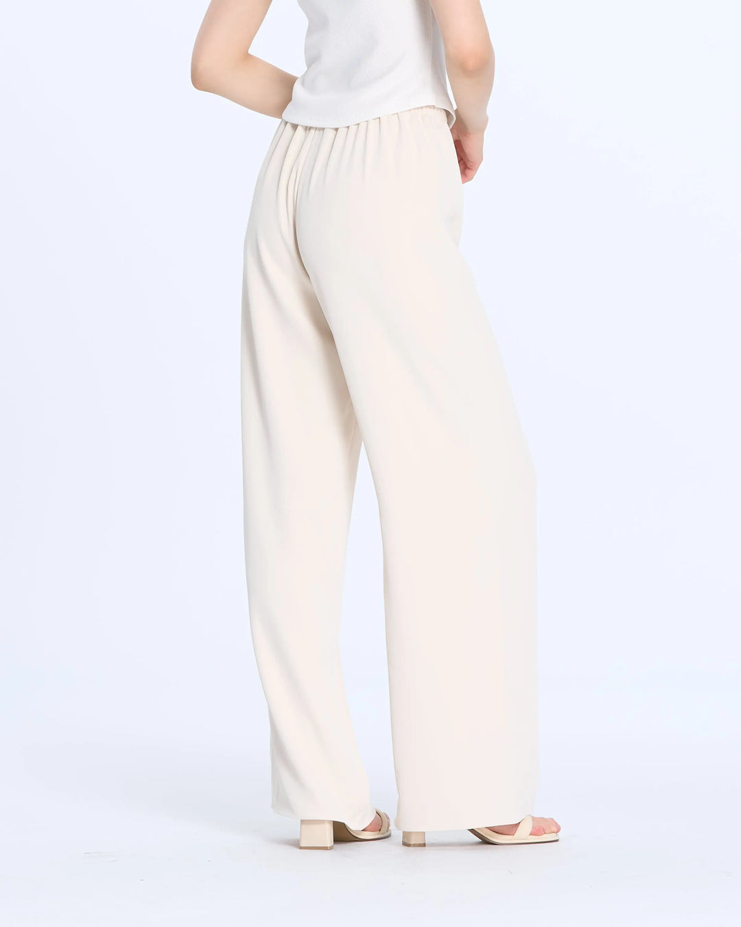 An image of a   K0431 Basic Wide Leg Pants by  Mirra Masa