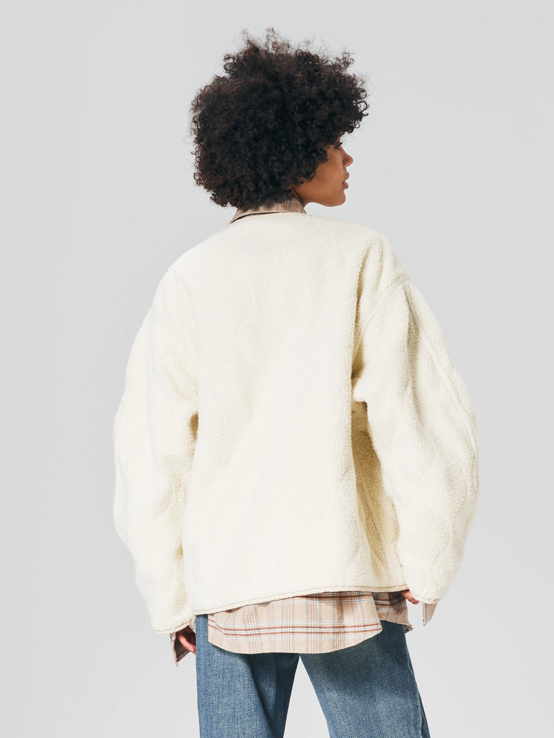 An image of a   S0001 Sherpa Reversible Jacket by  Mirra Masa