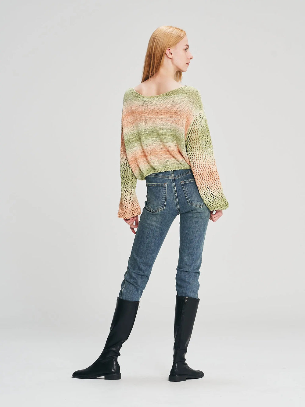 An image of a   S7601 Crochet Sweater by  Mirra Masa
