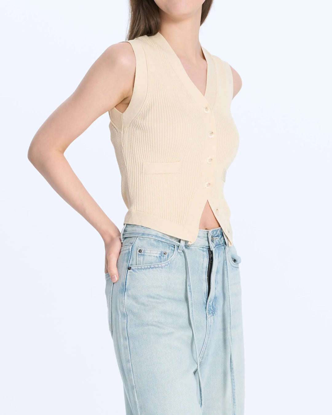 An image of a   S7855 Sleeveless Top by  Mirra Masa