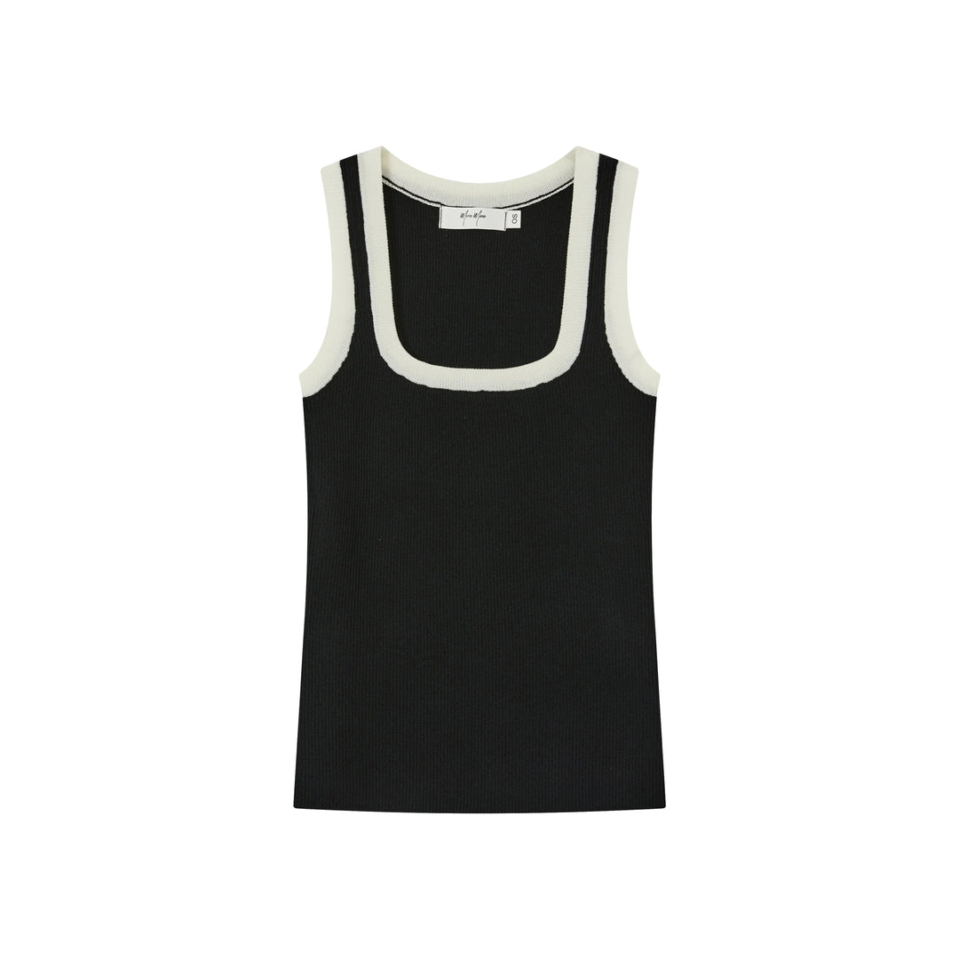 An image of a  Black-One-Size TH306 Tank Top by  Mirra Masa