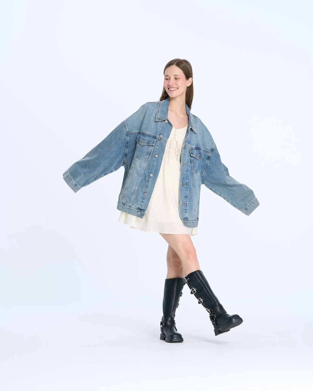 An image of a   U0173 Denim Jacket by  Mirra Masa