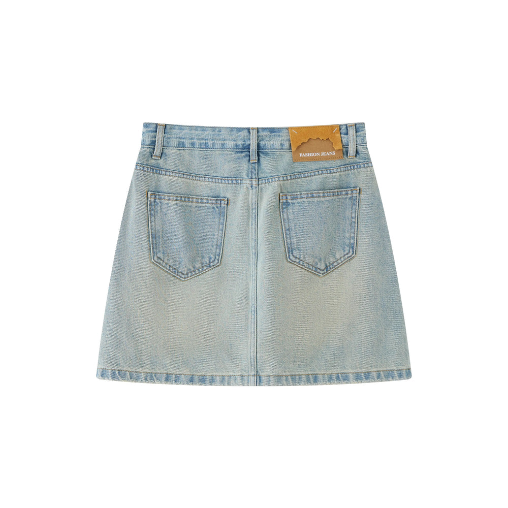 An image of a   XZ0672 Denim Skirts by  Mirra Masa