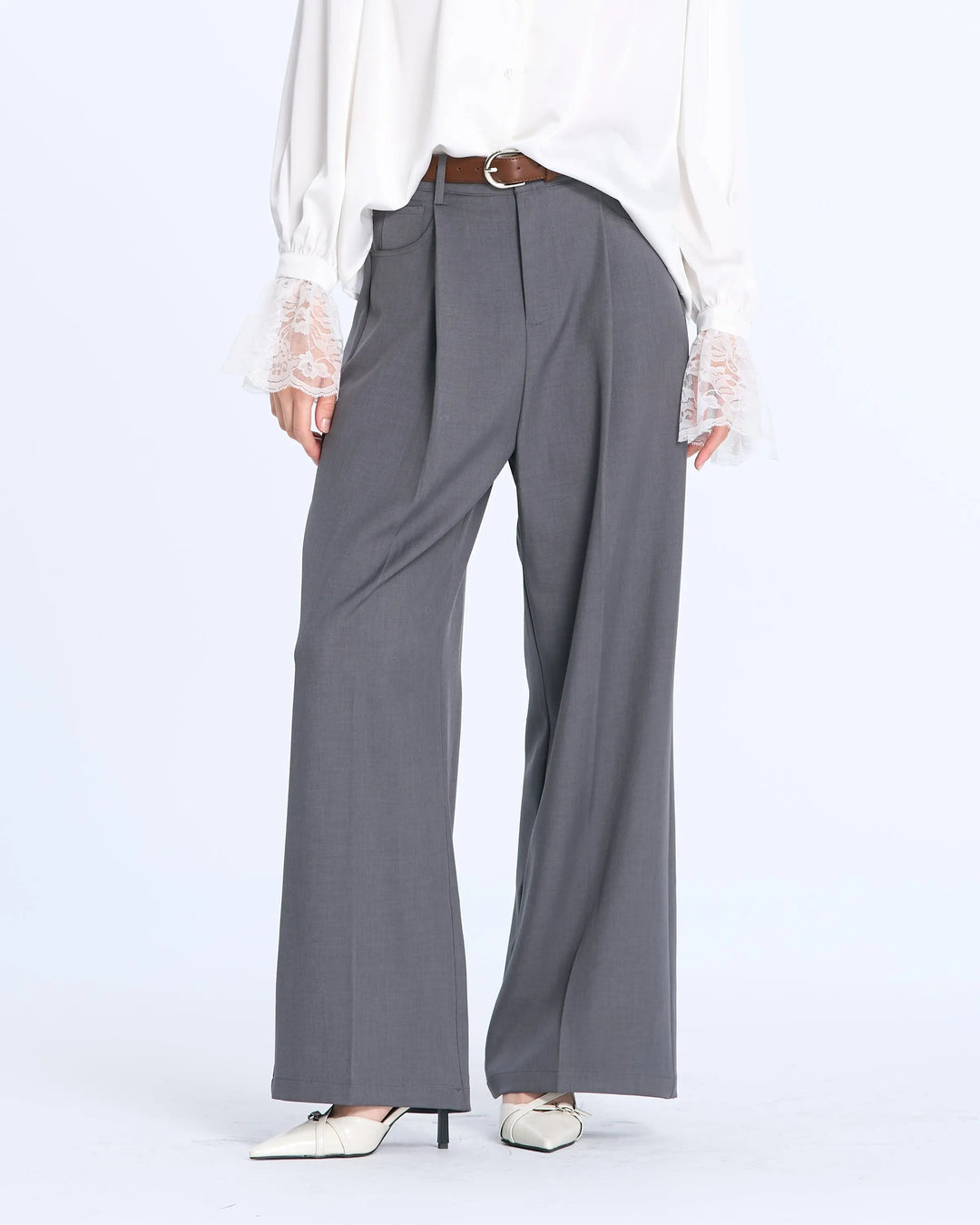 An image of a   ZV2308 Straight Leg Pants by  Mirra Masa